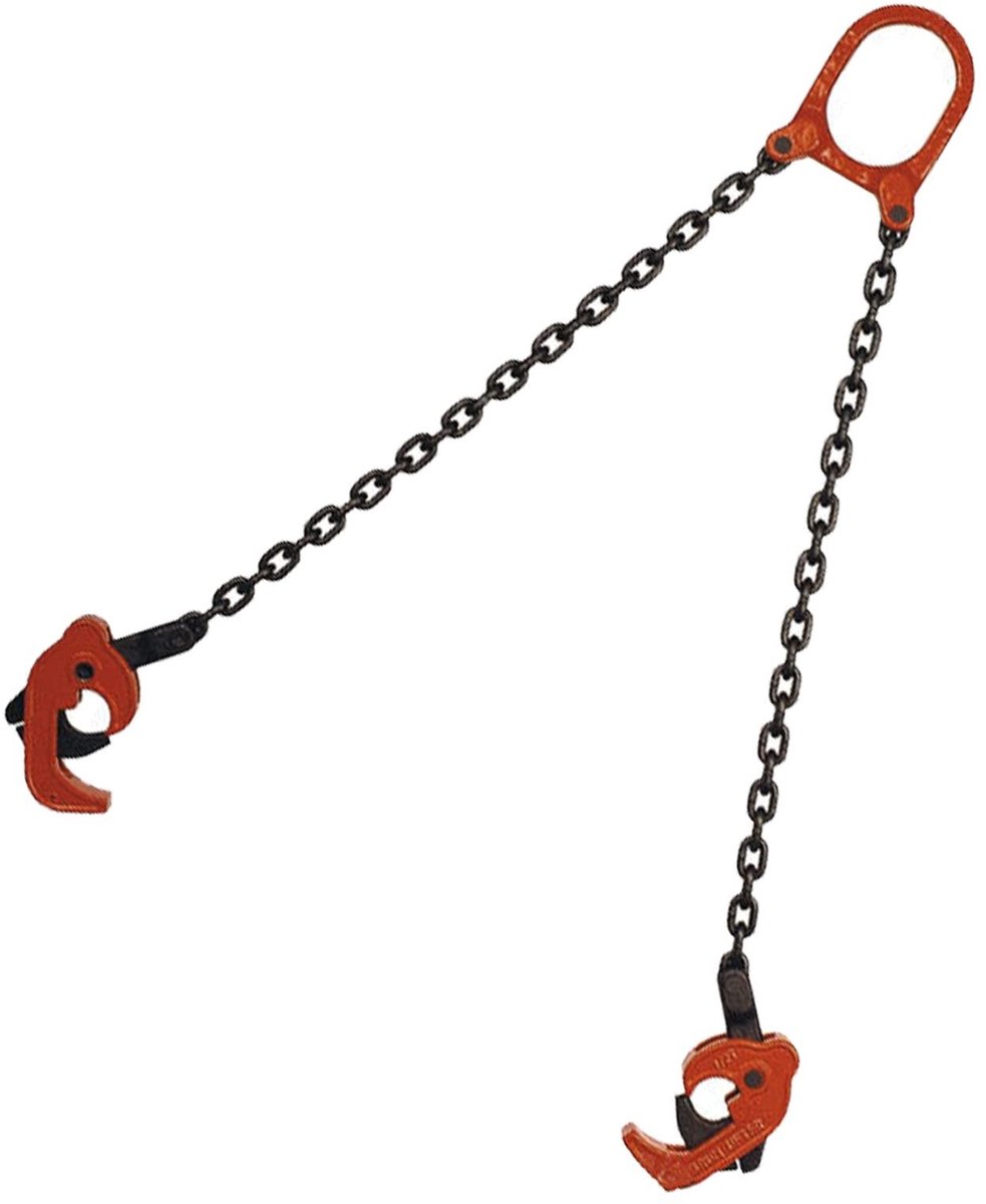 Dailygoods- Drum Lifter 0,5T Capaciteit - Robuuste Vatketting - Industriële Heftool - Stabiele Accessoires - Gelegeerd Staal - Praktisch Gebruik - Kettingheffer