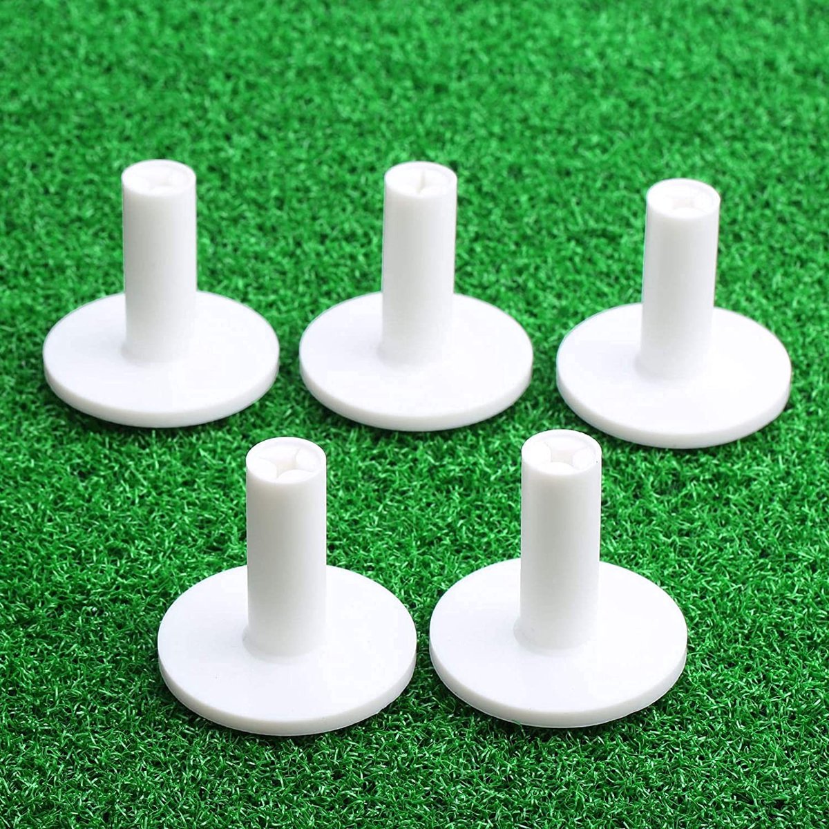 Dailygoods- Golf Tees 10 Stuks - Rubber Tees - Golf Accessoires - Training Hulp - Duurzaam - Geschikt voor Driving Range - Golfballhouder