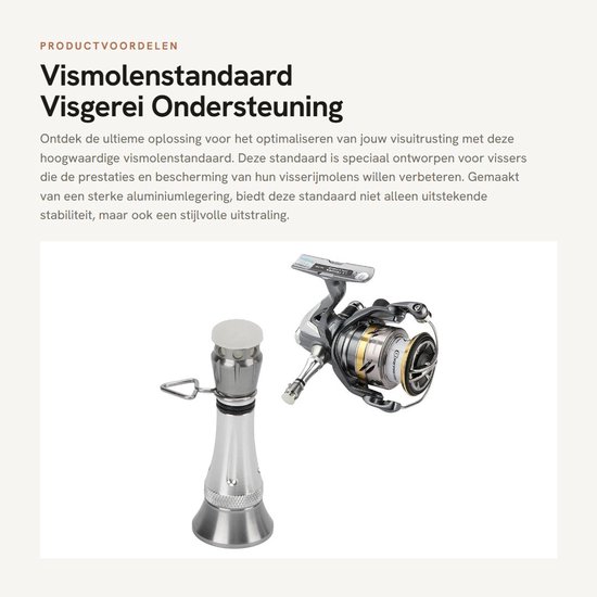 Dailygoods- Vismolenstandaard - Aluminiumlegering - Balancer voor Vismolens - Duurzaam - Lichtgewicht - Eenvoudige installatie - Vissysteem van Dailygoods — afbeelding 4