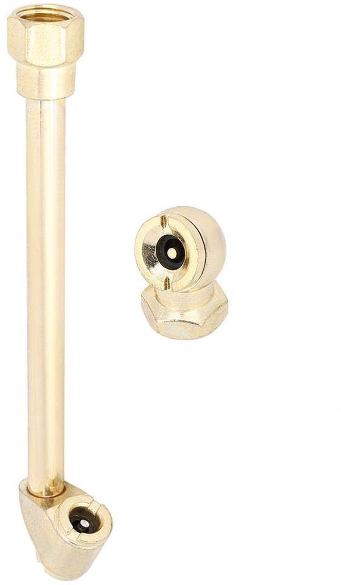 Dailygoods- Pompkop Duurzaam - Bandenpomp Accessoire - Dubbele Kop