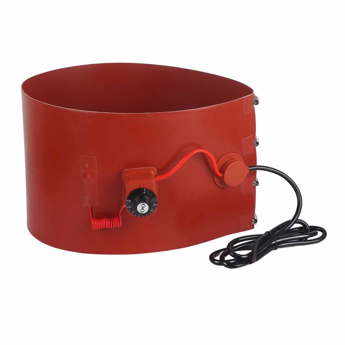 Dailygoods- Verwarmingsgordel voor 60 liter - Olievatverwarming - Siliconenverwarming - Elastische veer - Toepasselijke maat 250 mm x 1140 mm - Voor industriële toepassingen - Olieverwarmingsriem