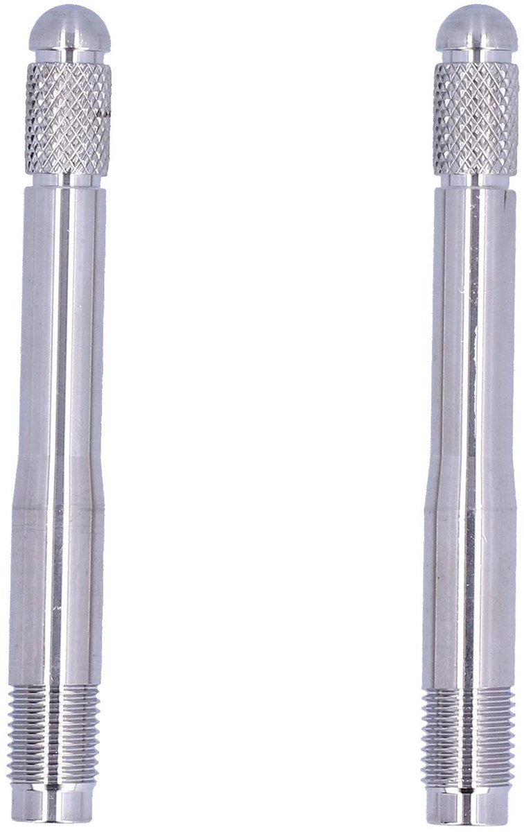 Dailygoods- Wielboutuitlijningspennen Roestvrij Staal - 2 Stuks - M14 x 1,5 Draad - Geschikt voor Diverse Automodellen - Eenvoudige Installatie - Duurzaam en Sterk - Wieltap