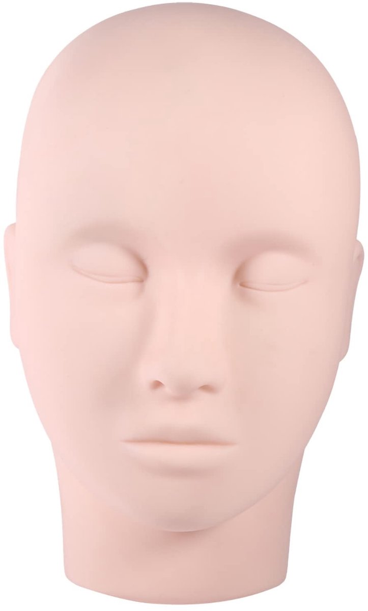 Dailygoods- Oefengezicht Siliconen - Duurzaam - Make-up Oefeningen - Etalagepop - Simulatie Menselijke Huid - Comfortabel Gebruik - Make-up Oefenhoofd
