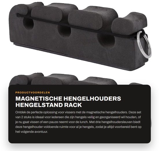 Solidchoice- Hengelhouder Dichtheidsschuim - 2 Stuks - 3 Hengel Slots - Draagbaar/Lichtgewicht - Veilig voor Vissers - Ideaal voor Onderweg - Hengelstandaard van Solidchoice — afbeelding 4