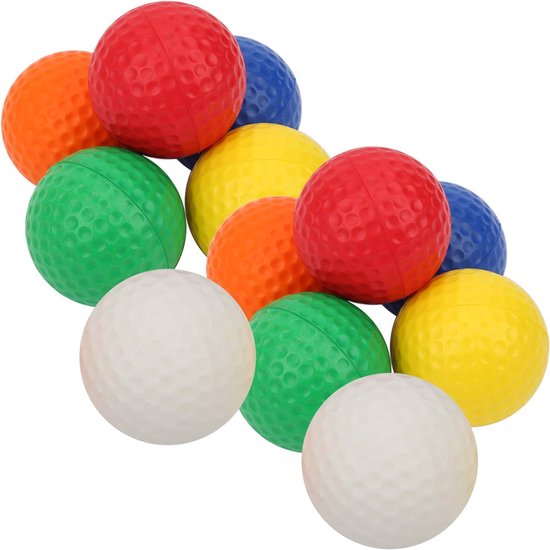 Dailygoods- Sponsbal 12 Stuks - PU Schuimende Bal - Indoor Oefenbal - Lichtgewicht en Zacht - Goede Elasticiteit - Veilig en Niet-Toxisch van Dailygoods — afbeelding 5