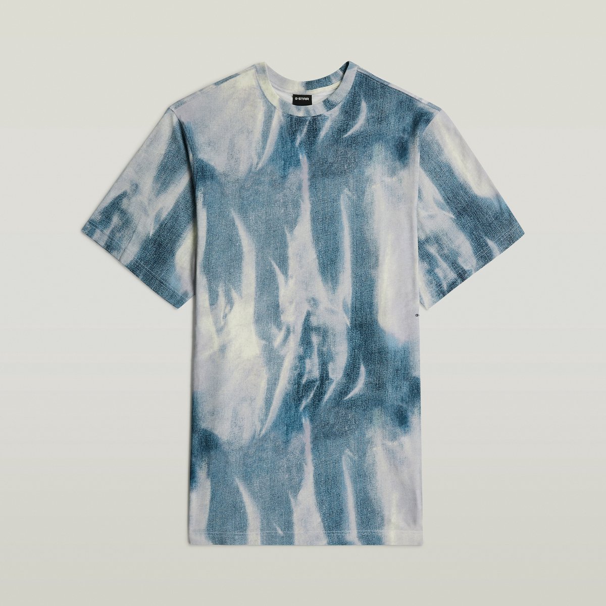 Printed loose r t dress wmn Multicolor