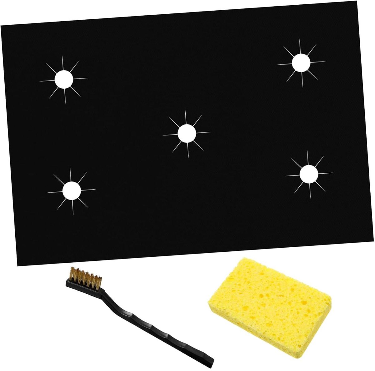Fornuis Beschermers Kookplaat Mat Keuken Schoonhouden Hittebestendig Ontwerp 81 x 54 cm Willekeurige Kleur