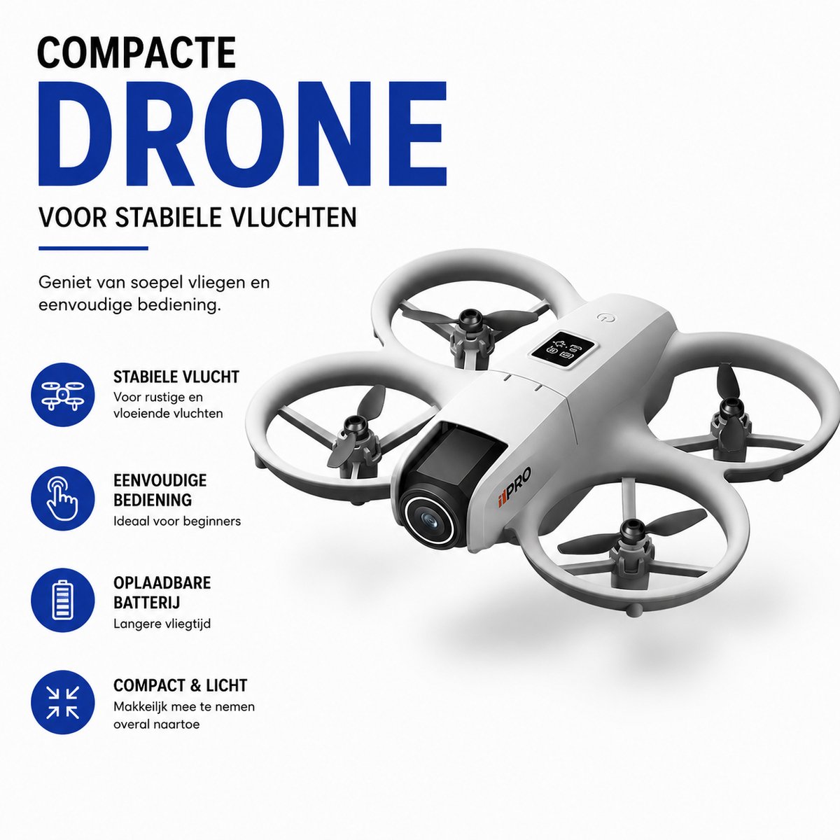FoxieGo Mini Drone met Camera - Dubbele Camera thumbnail 5