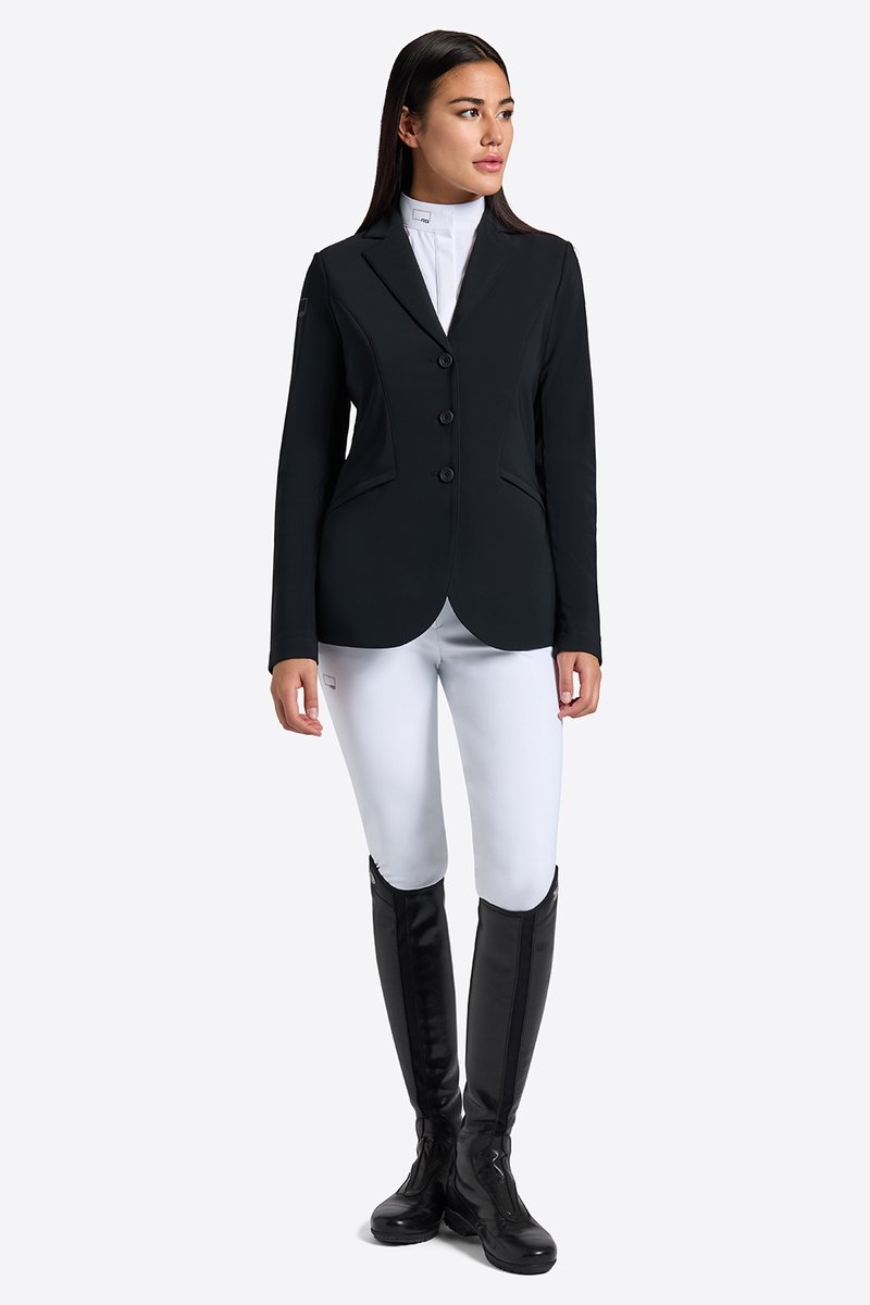 RG Rider's Gene Button Wedstrijdjasje Dames - Zwart - Maat 36