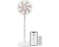 Evolar Smart Ventilator Staand - 18W - Statiefventilator - WiFi - App & Afstandsbediening - EVO-SF18WW