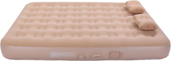 Luchtmatras - Opblaasbaar bed - Comfortabel slapen - Ingebouwde pomp - Twin formaat - Grijs — afbeelding 5