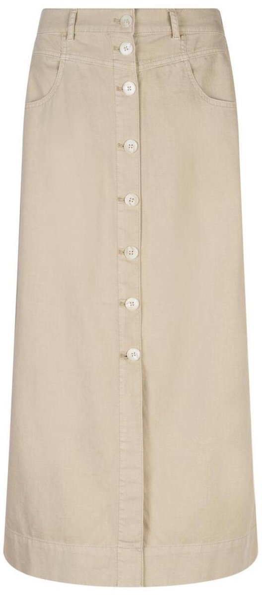Red Button Rok Birdie Co Linen Srb4862 Pebble Dames Maat - W34