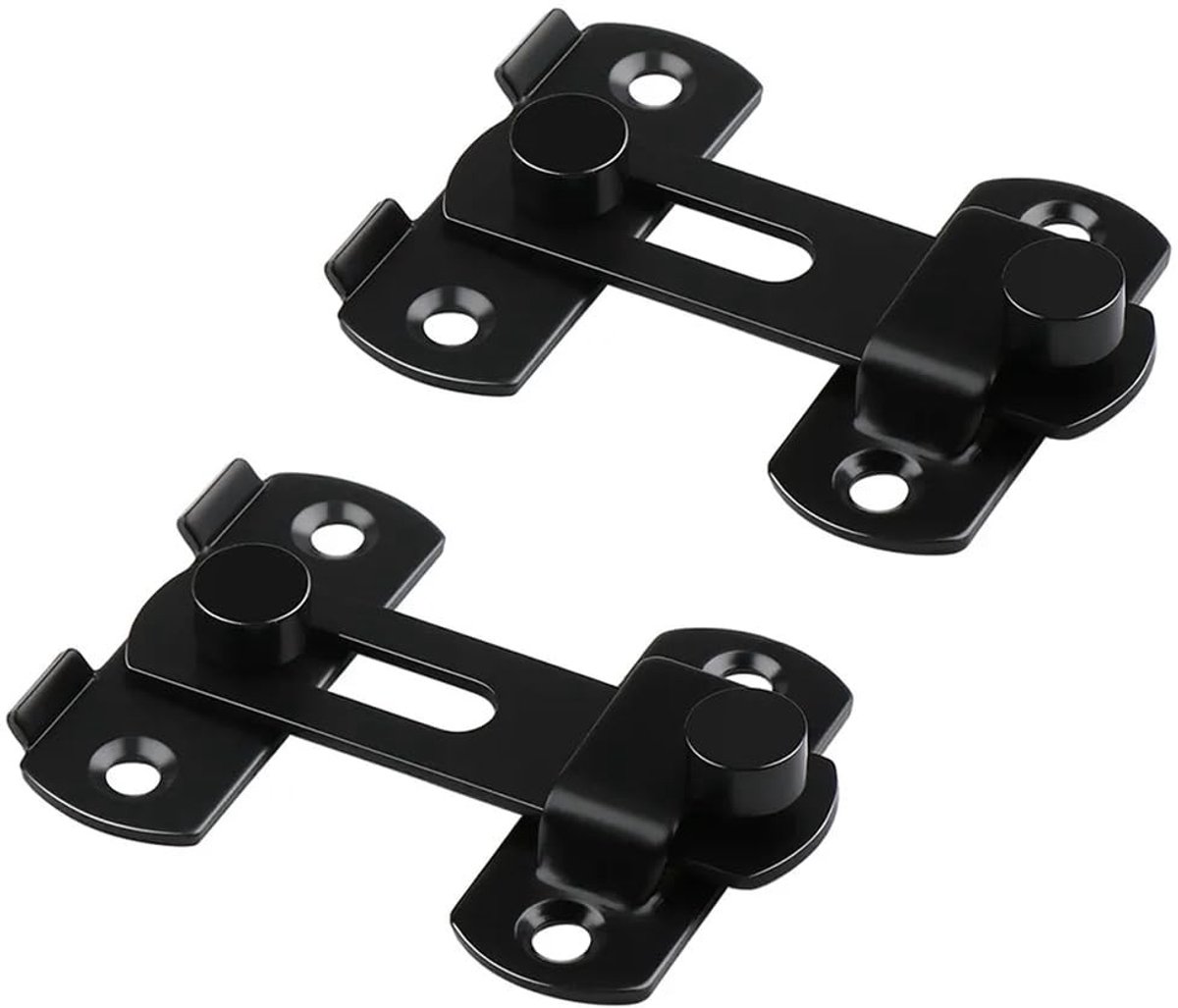 Dailygoods- Deurgrendel Hoge Veiligheid - Schuifgrendel - Raamgrendel - Roestvrij Staal - Eenvoudige Installatie - 100 mm x 70 mm x 20 mm - Sluitsysteem