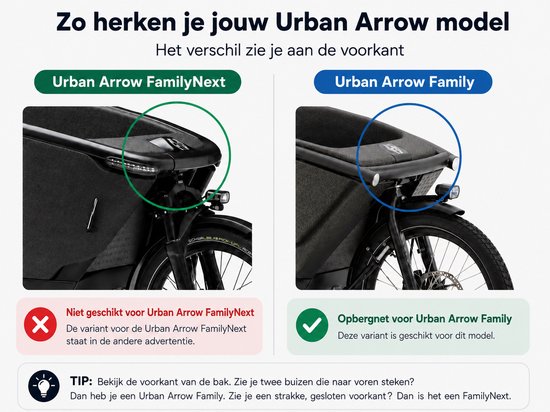 Opbergnet Tweede Bankje - Urban Arrow Family — afbeelding 3