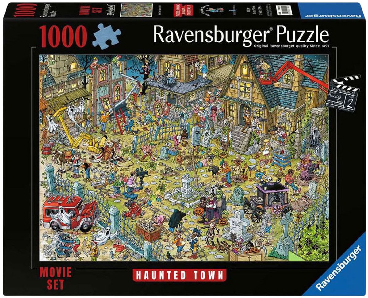 Ravensburger – Movie Set 2: Haunted House – Legpuzzel – 1000 Stukjes — afbeelding 6