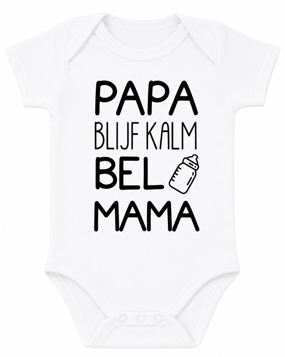 Baby cadeau Romper tekst opdruk jongen meisje zwangerschap bekendmaking bekendmaken aankondiging zwangerschapsaankondiging - geboorte jullie worden vertellen kraamcadeau babyshower verwachting kalm kort maat 62 68