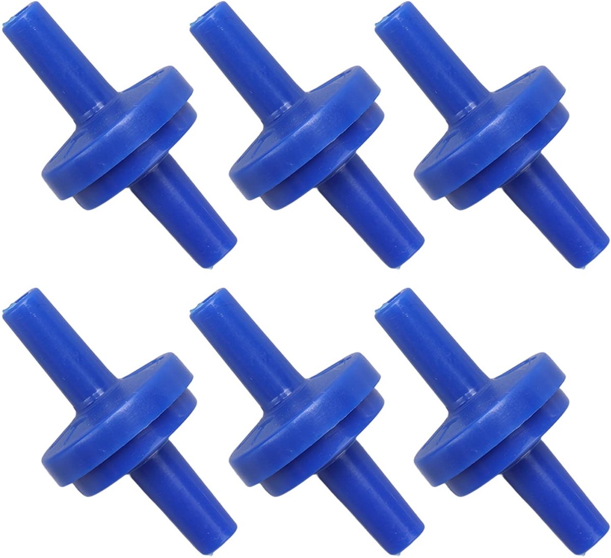 Dailygoods- Terugslagklep 10 Stuks - PP Kunststof - Eenrichting - Waterstop - Slang - Voor aquarium/voedsel/drank - Klep