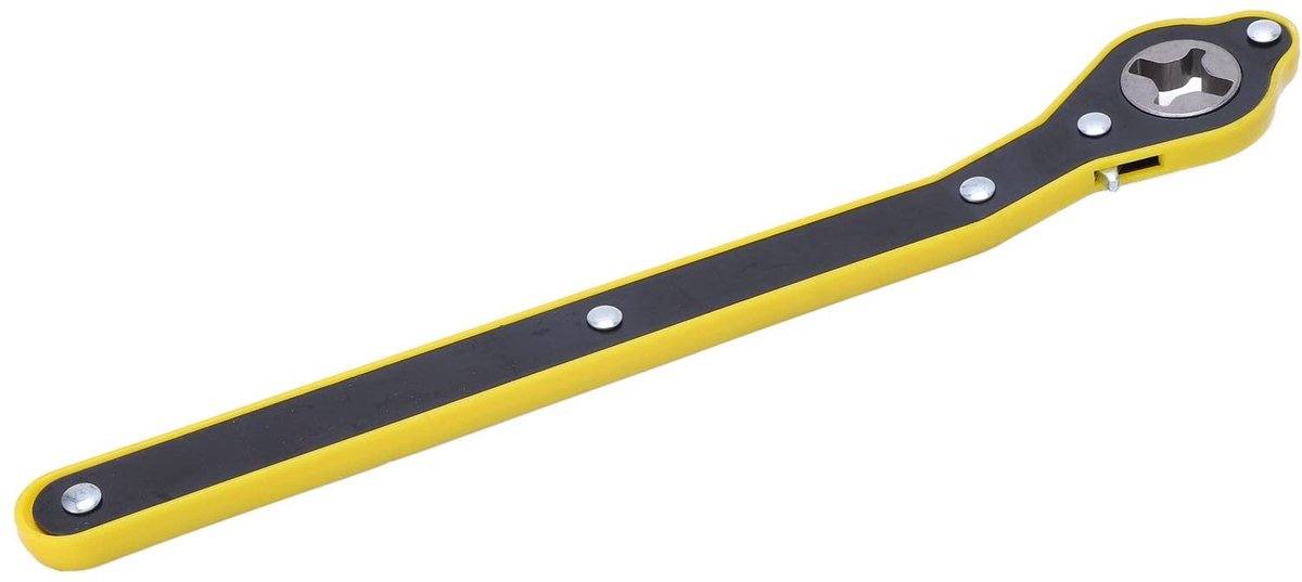Dailygoods- Ratelsleutel slijtvast - Automatische kriksleutel - Hoog koolstofstaal - Antislip - Voor het verwijderen van wielbanden - Schokbestendig - Steeksleutel
