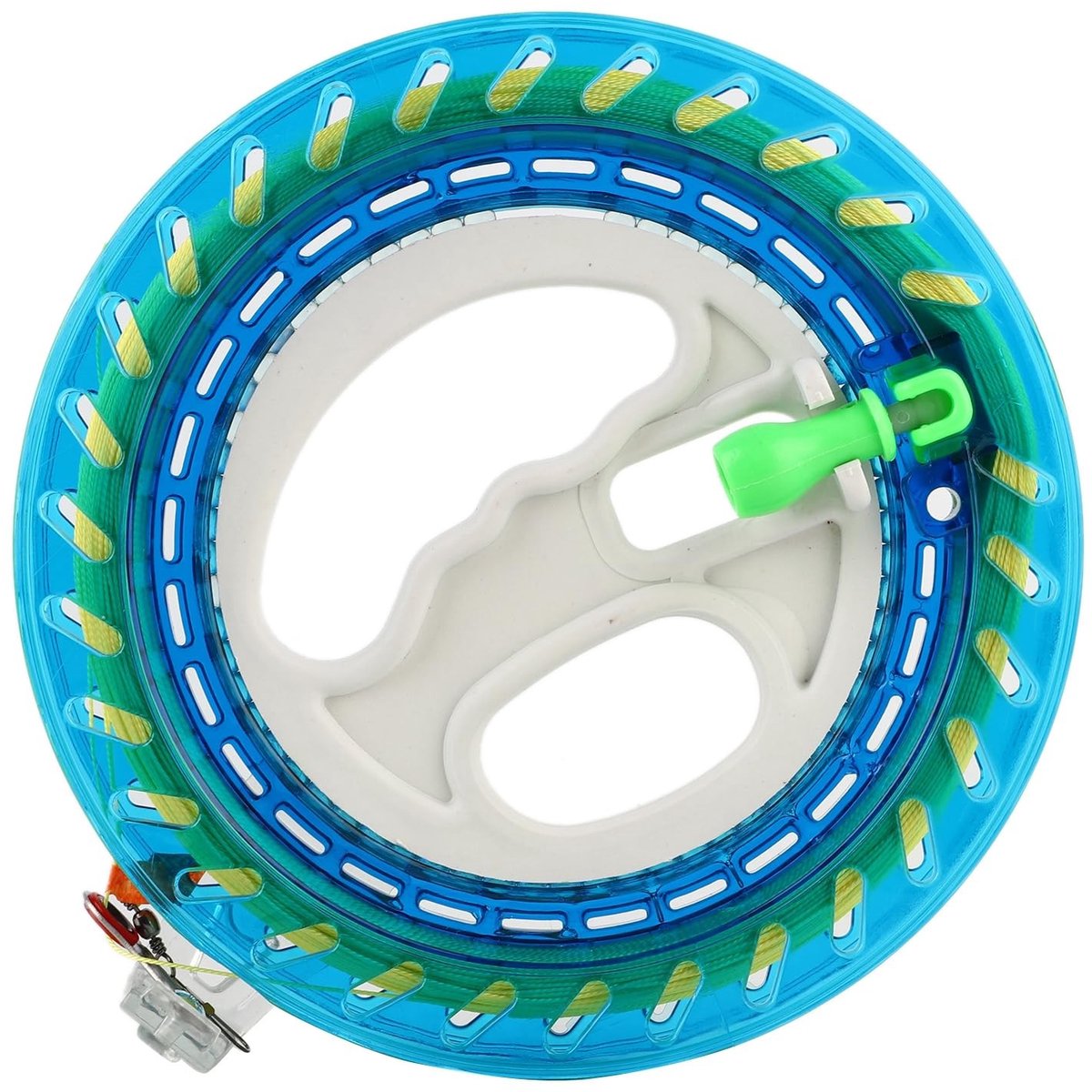 Dailygoods- Vliegerhaspel Lichtgewicht Ontwerp - Vliegwinder - Vliegeraccessoires - 200 Meter Lijn - Vergrendelfunctie - Geschikt voor Kinderen en Volwassenen - Vliegerlijn