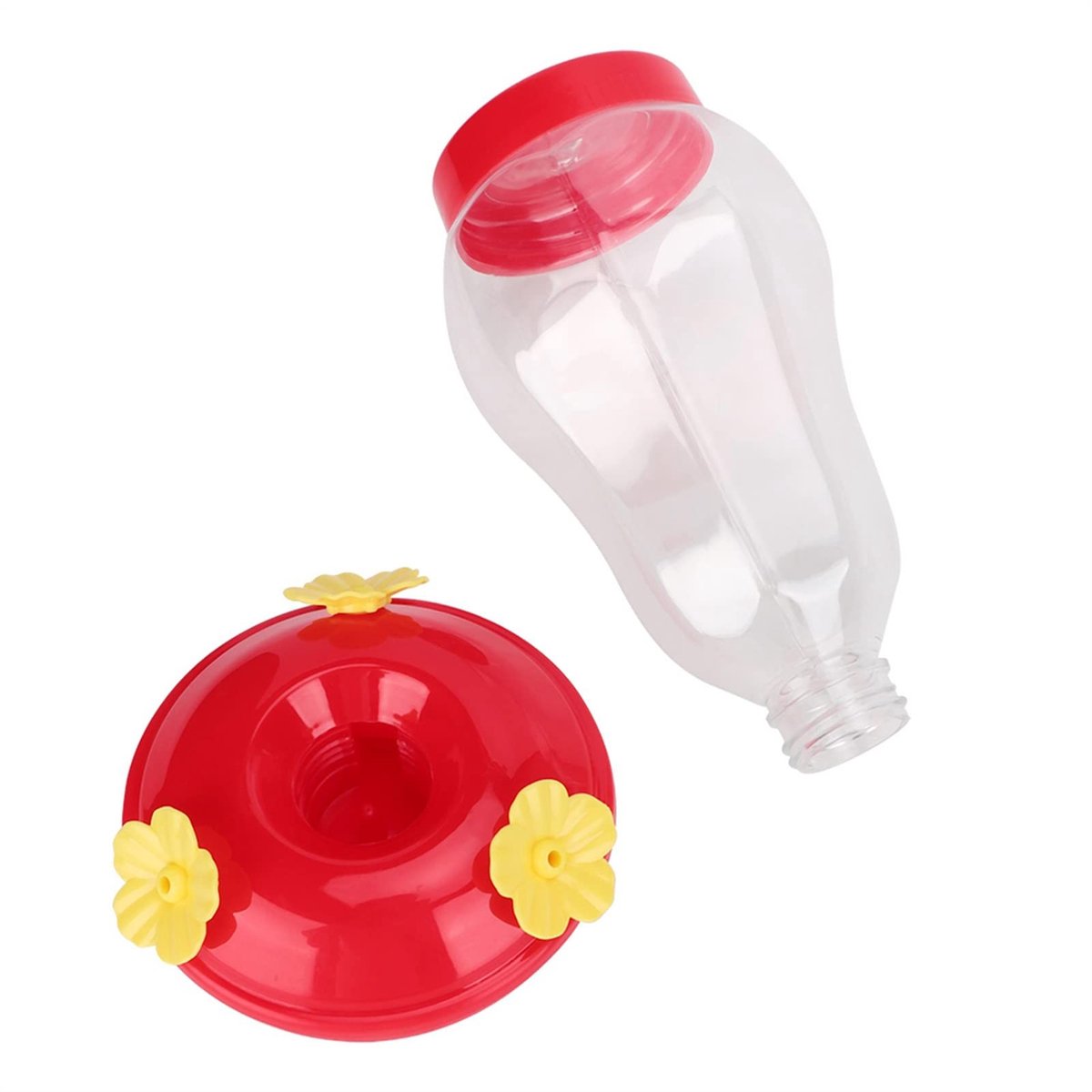 Dailygoods- Vogelvoeder - Kunststof Kolibrie-waterbak - Duurzaam - Lichtgewicht - Bloemmotief - Voor Tuin/Terras - Voederbak
