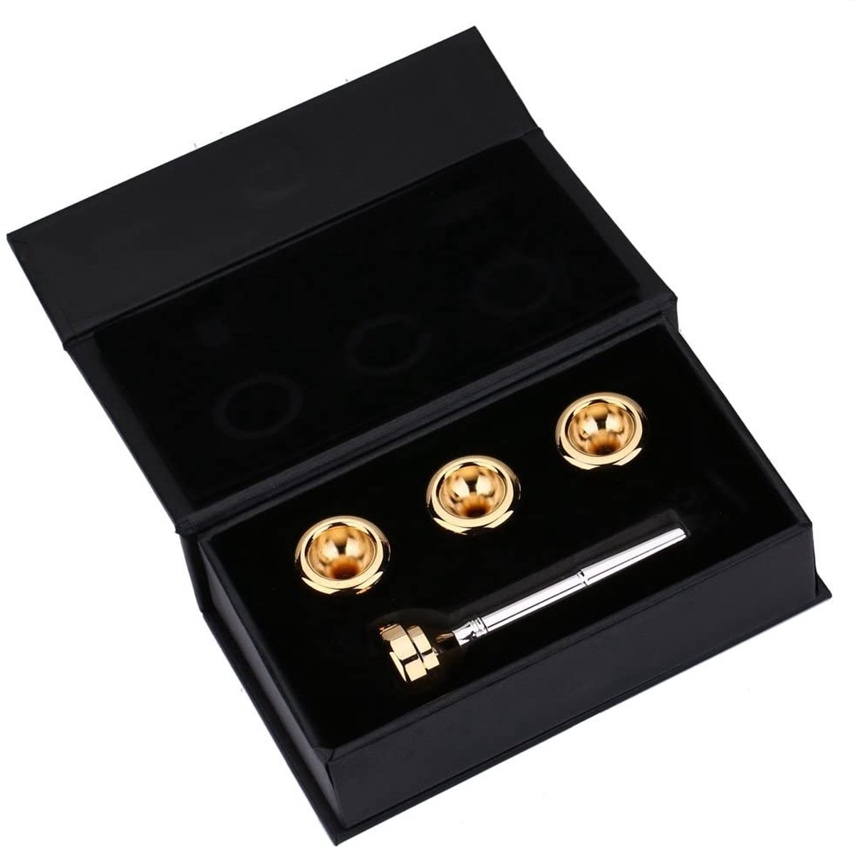 Dailygoody - Trompet Mondstuk Set - Hoogwaardige Messing - Gemaakt