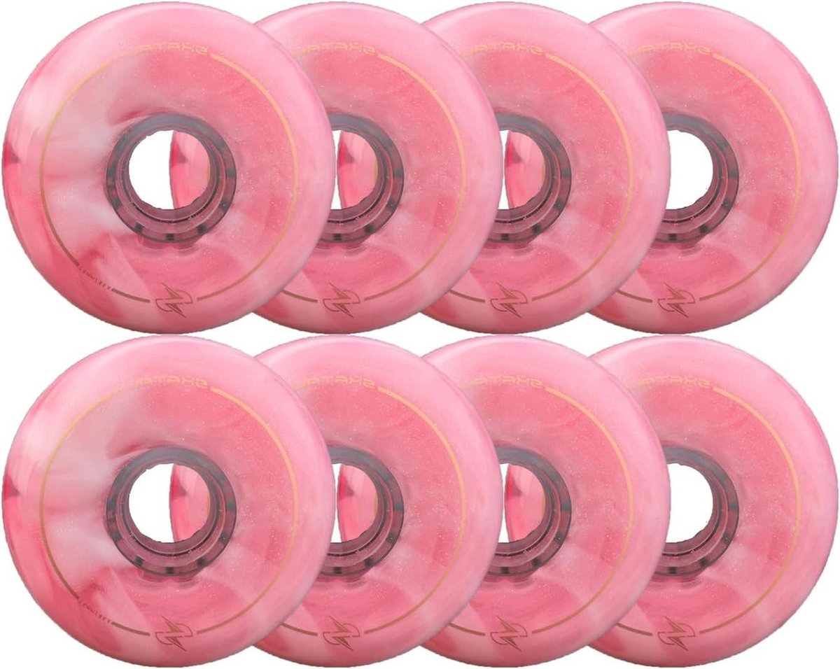 Skeelerwielen Vervangend Rolschaats Onderdelen Buiten Skaten Duurzaam PU Materiaal 8-Pack 76mm