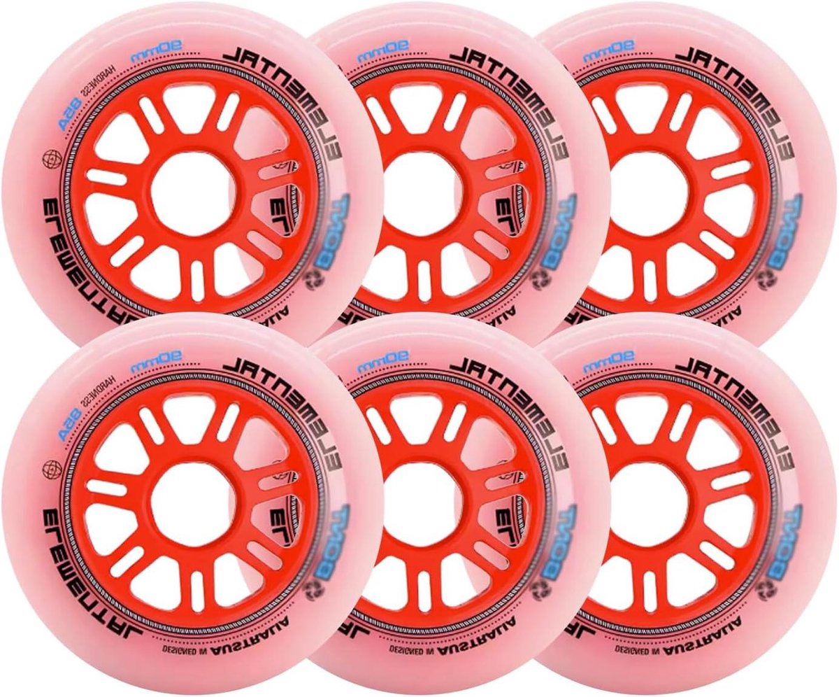 Skeelerwielen Set Vervangende Wielen Soepel Skaten Duurzaam PU Materiaal 90mm 100mm 110mm
