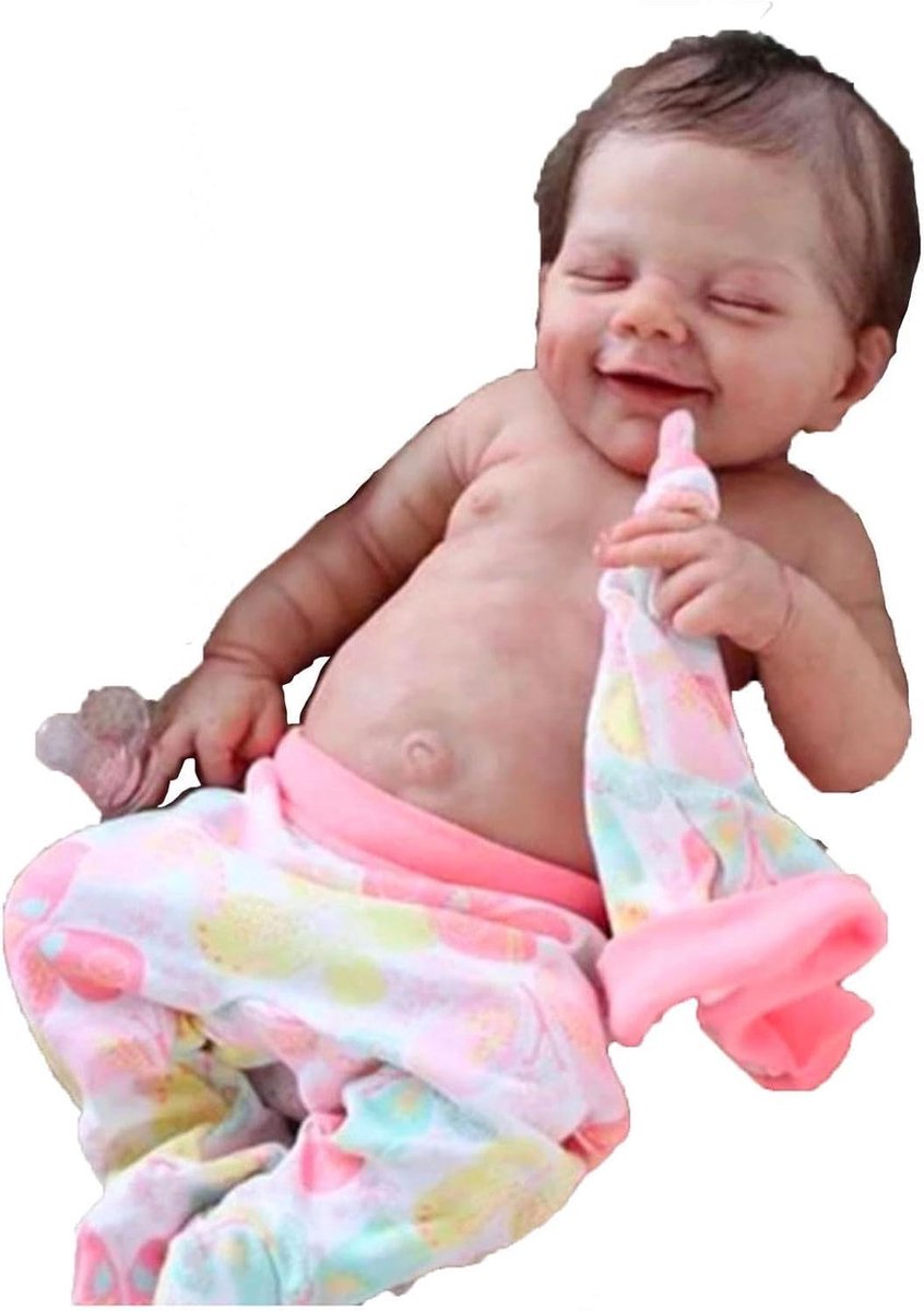Reborn Baby Pop - Slapende Baby - Kinderspeelgoed - Volledig Siliconen - 30 cm - Jongens