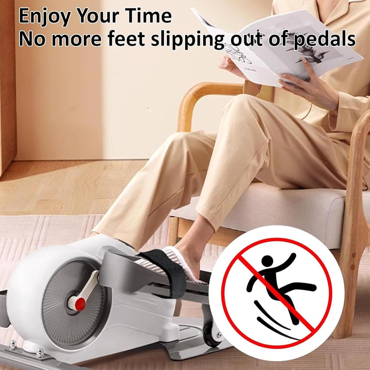 Pedaalriemen - Fietstrainer Banden - Thuis Fitness - Antislip Verstelbaar - Set van 4 - Zwart