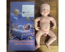 Silicone Reborn Baby - Slapende pop - Kinderen spel - Realistisch ontwerp - 30 cm - Chay