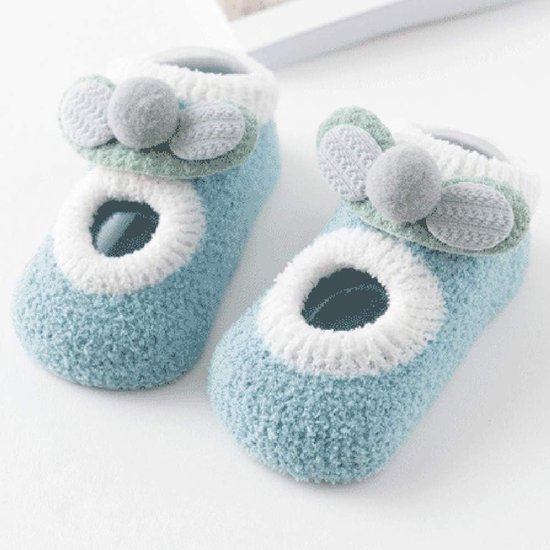 Babysokken 6 Pack - Antislip Sokjes - Warm & Veilig - Coral Fleece - 0-3 Jaar - Meerdere Kleuren — afbeelding 2