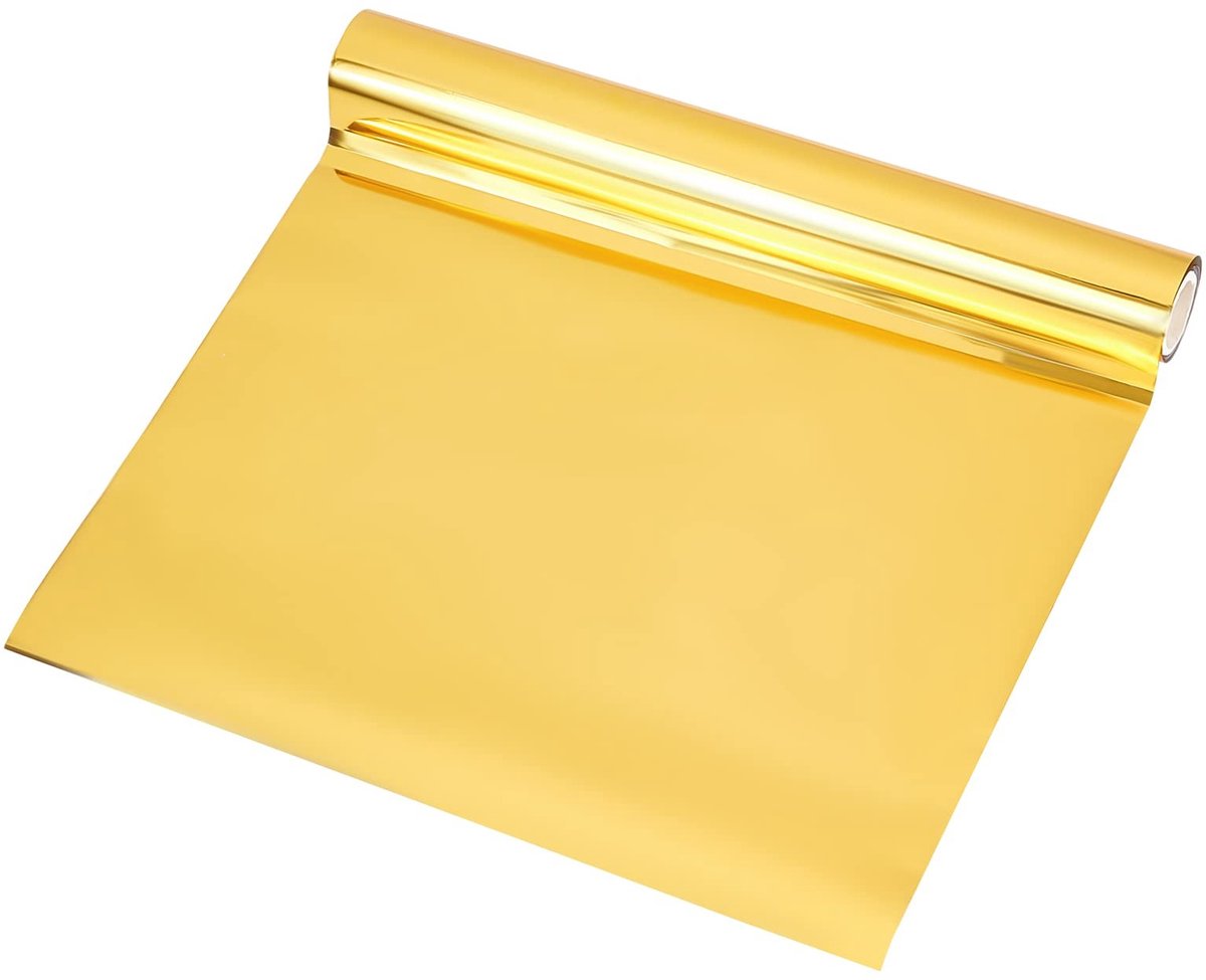 Dailygoods - Cosensi - Dailygoods - Dailygoody - Gouden Toner Reactive Folie - Metaalachtig Reliëfpapier - 40 x 18 cm - Transferfolie voor Laserprinter - Creatieve DIY Decoratie - Geschi