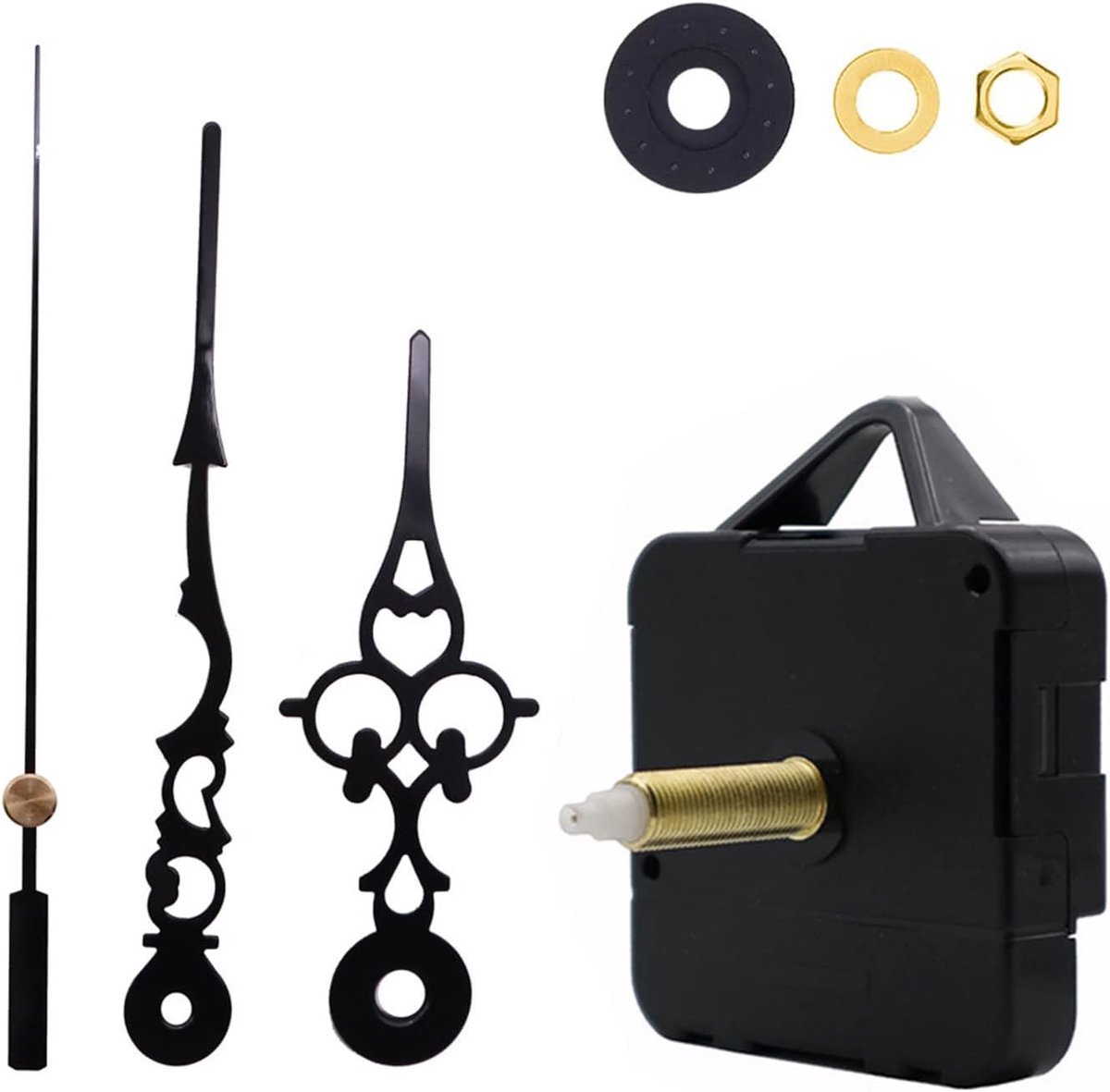 Quartz Klok Beweging Mechanisme Tikken Wandklok Mechanismen Met Handen Set Voor Reparatie Onderdelen Vervanging Klok Mechanisme Klok Handen Kit Klo