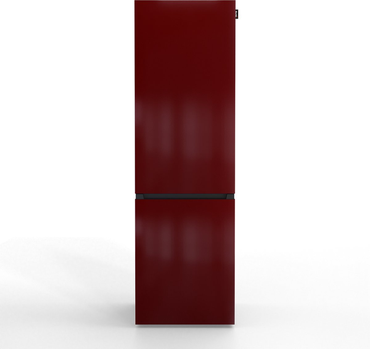 NUNKI LARGECOMBI-FBUR / Combi Bottom Koelkast, E, 198+71l, Gloss Burgundy (Front only)