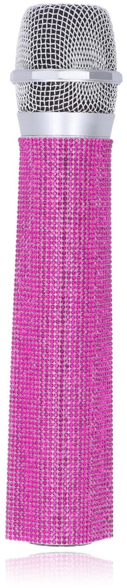 Dailygoods - Glanzende Microfoon Decoratieve Hoes voor Draadloze Microfoons