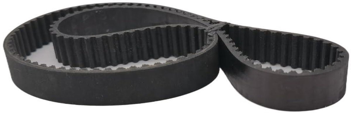 Synchroontandriem - 3GT riem - Krachtoverbrenging - Glasvezelkern - 231 mm lengte - Zwart
