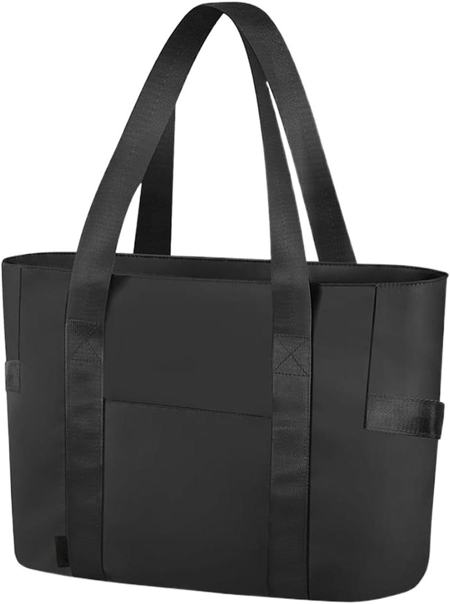 Werktas Dames - Laptoptas - Dagelijks Gebruik - Meerdere Vakken - 35 x 25 x 5 cm - Zwart