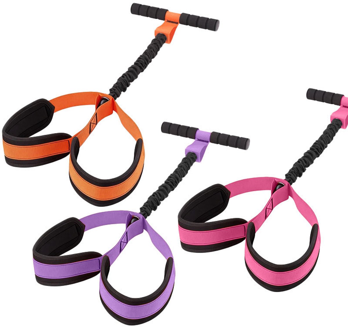 Elastische Buikspiertrainer - 50 pond - Ab Trainer - Ab Roller - Ab Wheel - Elastiek Met Handvat En Pedaal - Elastische Weerstandsbanden - Buikspierwiel - Buikspiere - Resistance Fitness Weerstand Pedaal Band - Buikspieren - Weerstandselastiek — cadeau in Sport & Outdoor - foto 7