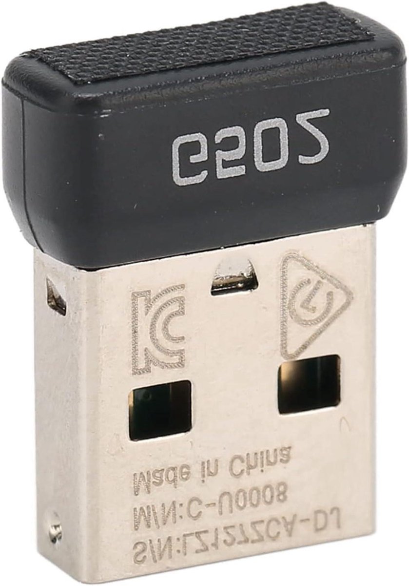 USB Ontvanger Muis - Draadloze Adapter - Computer Gebruik - Stabiel Signaal - Klein Formaat - Zwart
