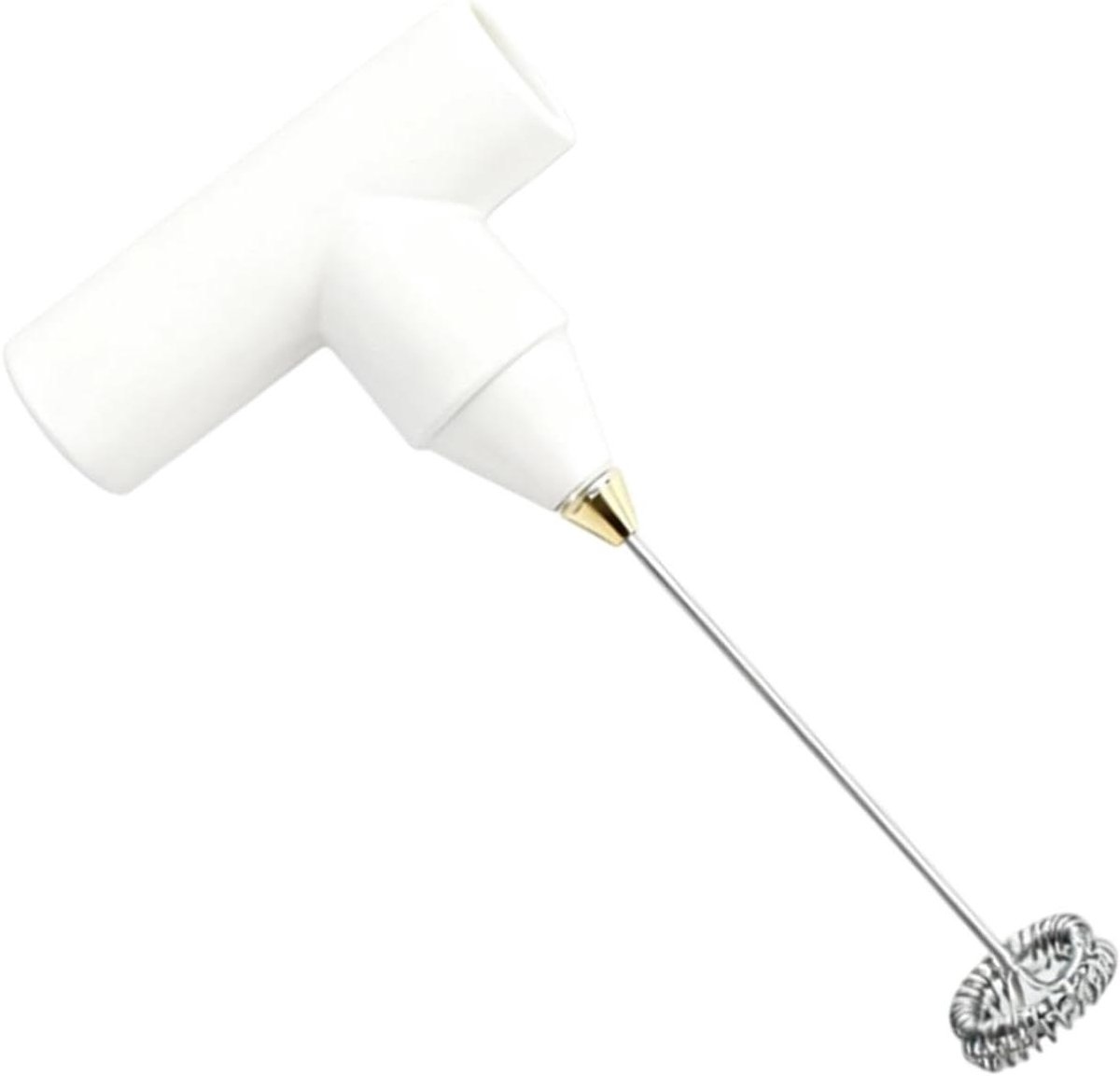 Elektrische Garde - Draadloze Mixer - Beslag Maken - Krachtige Motor - 23 x 6 cm - Wit