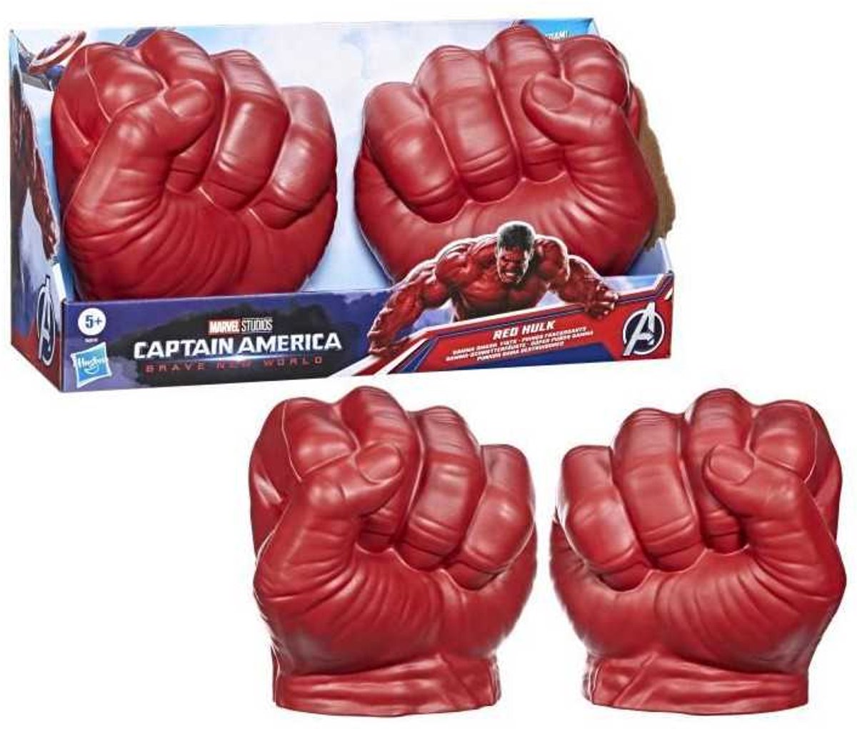 Marvel Captain America: Brave New World Red Hulk Gamma Smash Fists — afbeelding 9