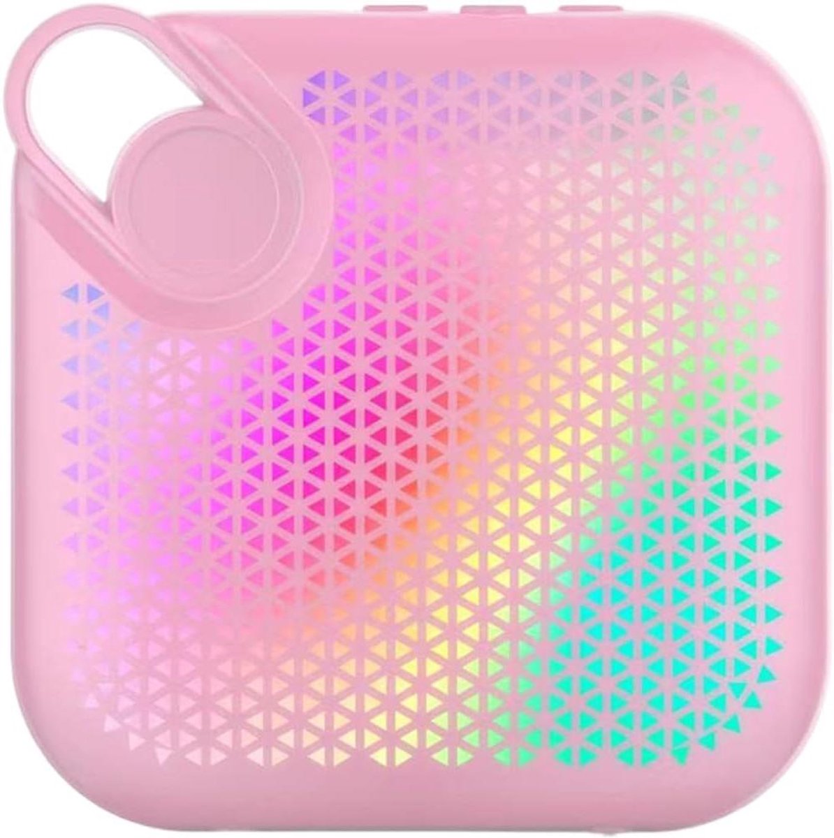 Draagbare Speaker - Compacte Audio - Muziek Luisteren - RGB Verlichting - 5W Vermogen - Roze