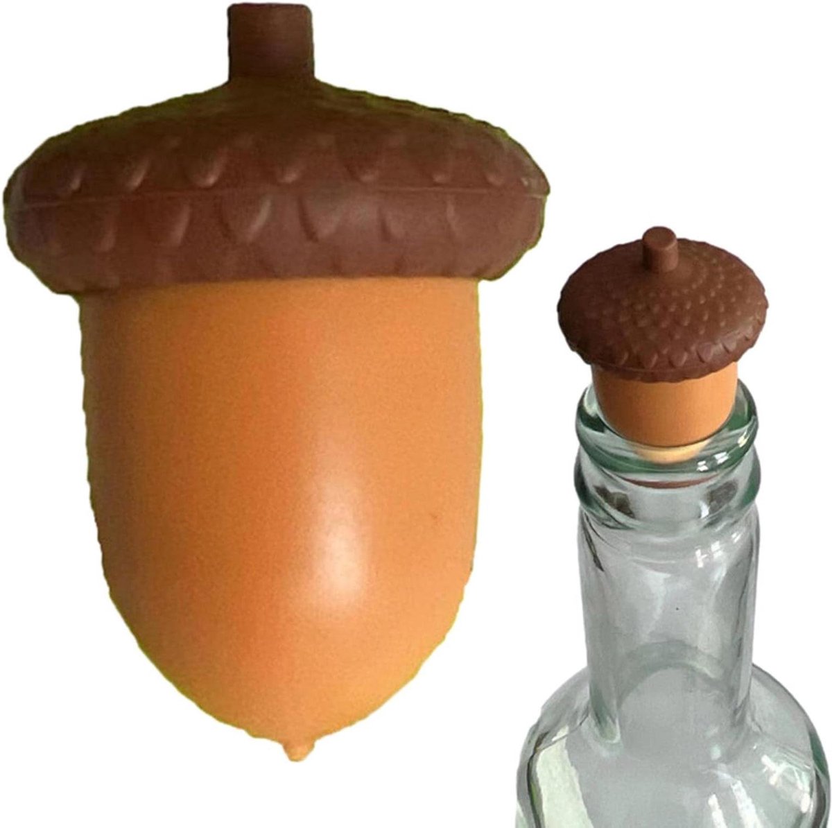 Flesstoppers Set - Wijn afsluiters - Drank bewaren - Flexibel siliconen - 5 stuks - Multicolor