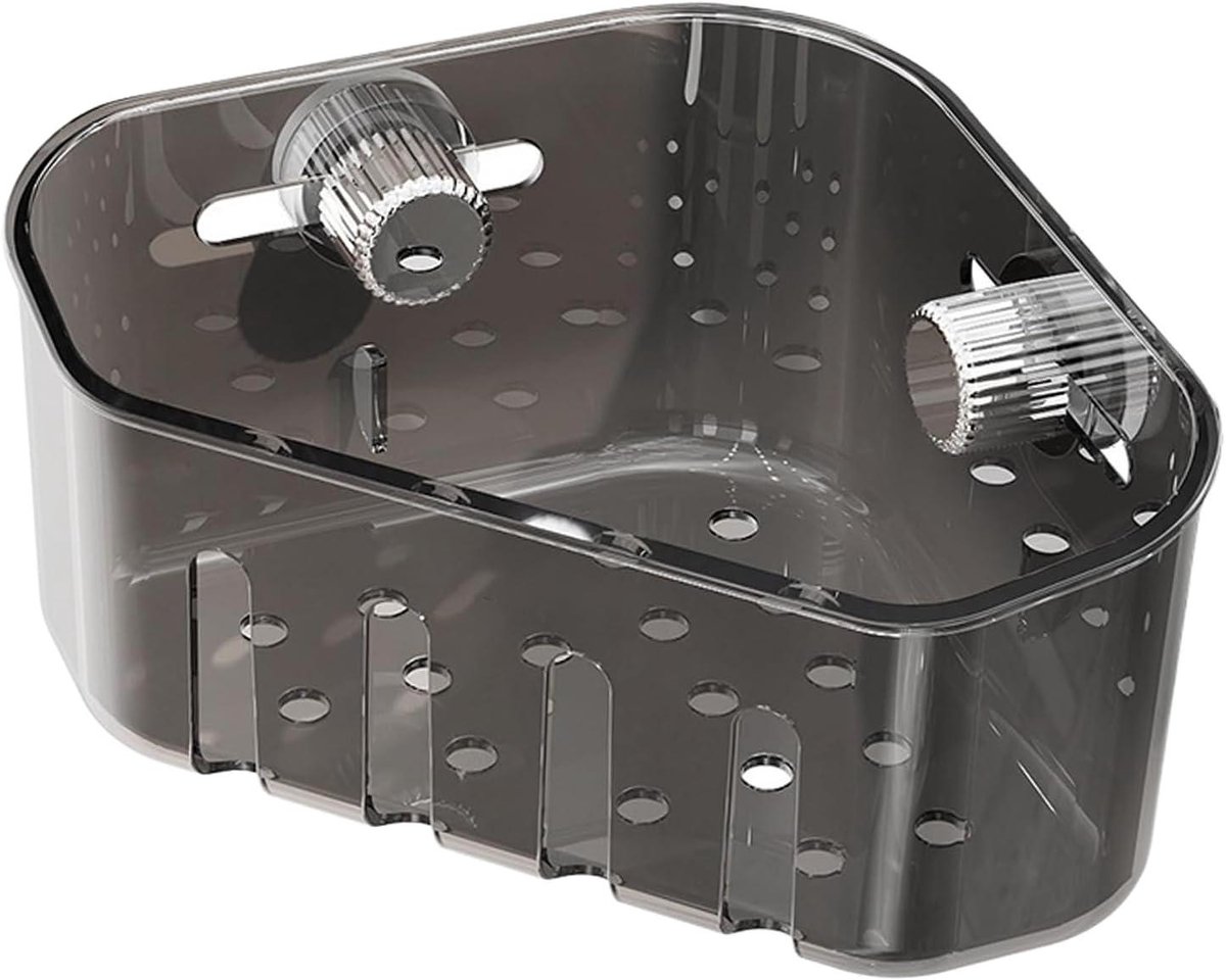 Spoelzeefmand - Sponsrek - Keuken organiseren - Sterke zuignap - 75 cm - Zilver