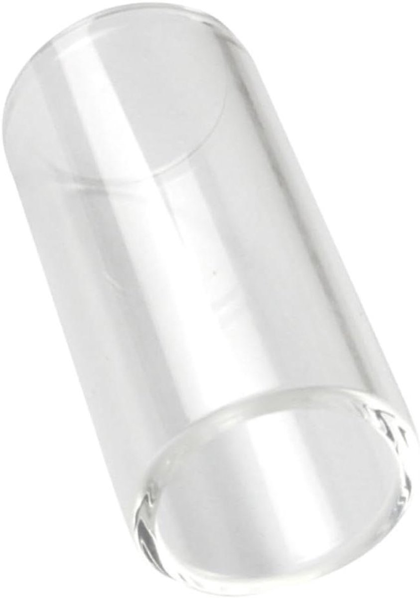 Gitaar Slide - Vinger Slide - Muziek Maken - Hoogwaardig Glas - 5.1 x 2.5 cm - Wit