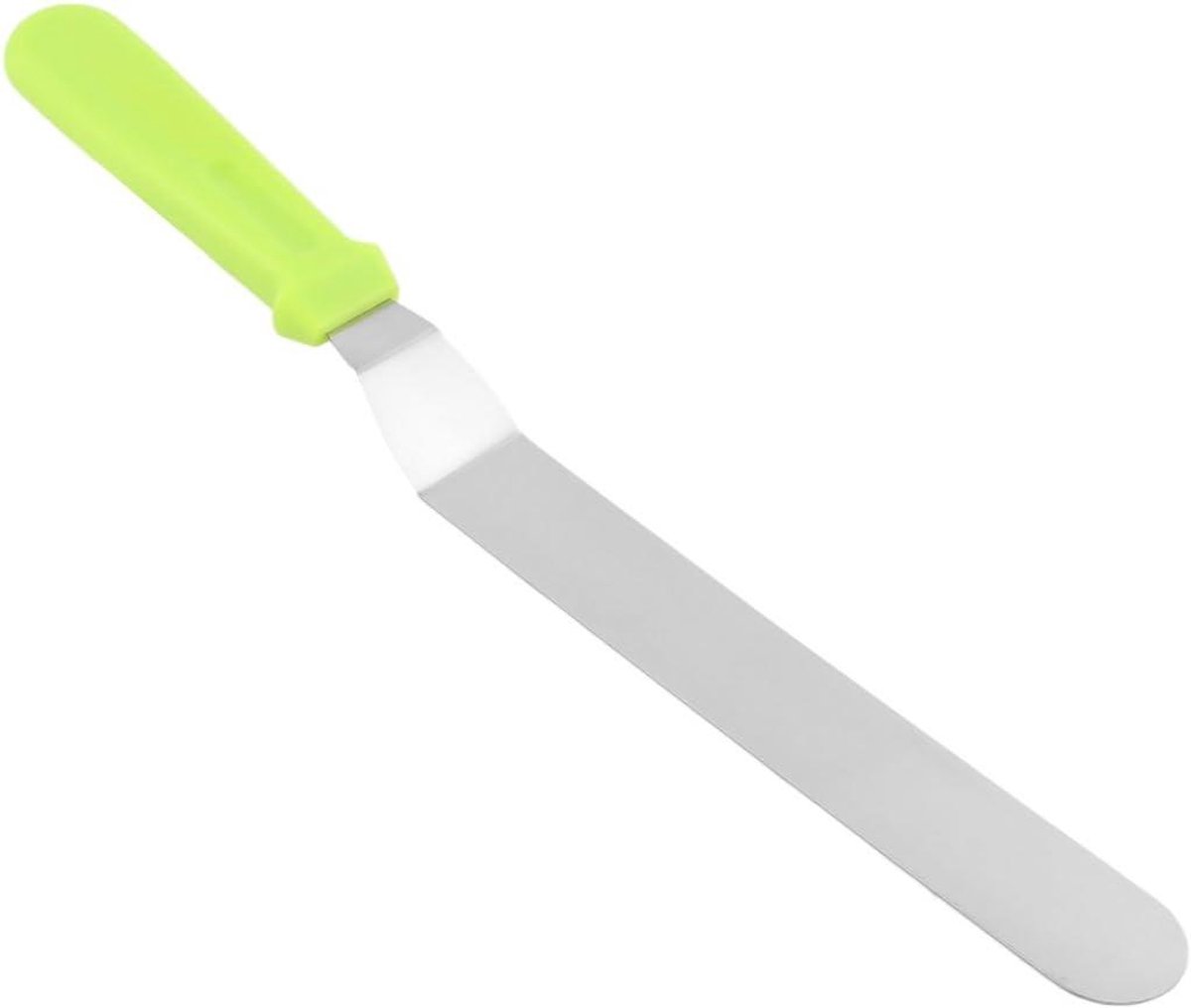 Bakspatel Plastic Handvat - Taart Schep - Bakken en Decoreren - Lange Lengte - 36 cm - Groen