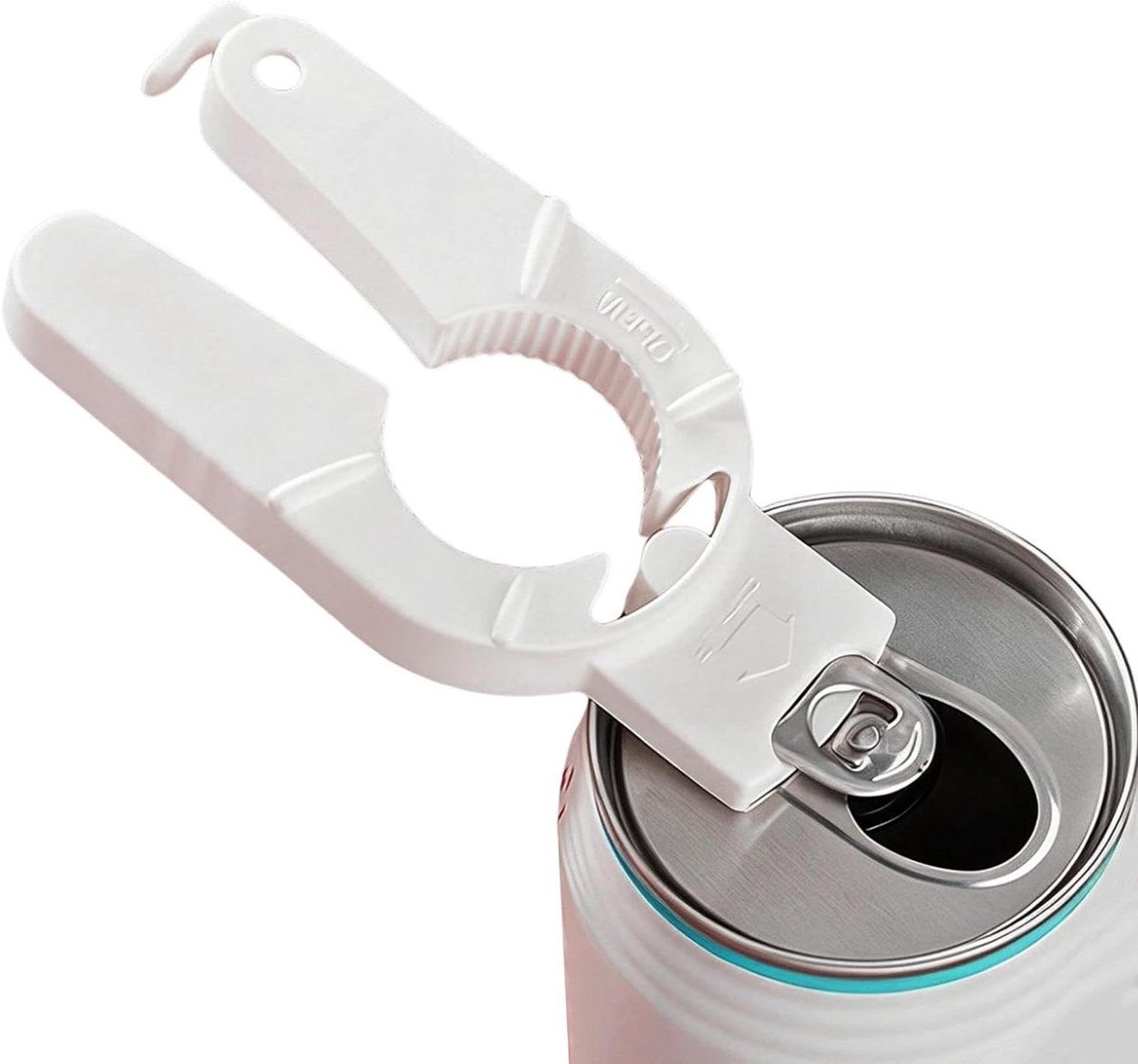 Flesopener - Dopverwijderaar - Drankjes Openen - Lekpreventie Ontwerp - Compact Ontwerp - Wit