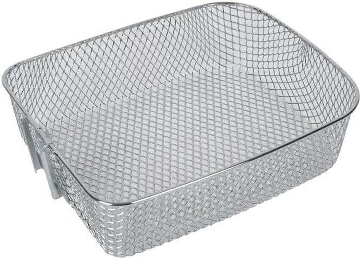 Frituurmand - Friteusemand - Lekker Frituren - Specifiek Model - Staal - Zilver