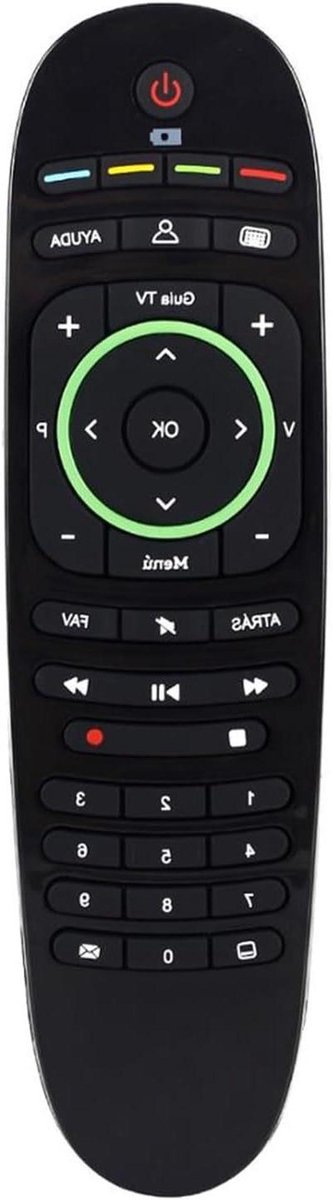Universele Afstandsbediening - Decoder Bediening - TV Kijken - Eenvoudige Installatie - 50 Gram - Zwart