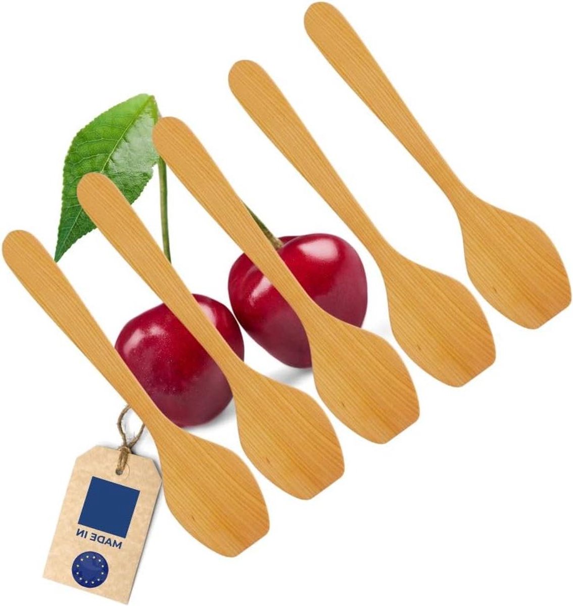 Wok Wender - Keukenhulp - Pannen Beschermen - Antibacterieel Hout - 37 cm - Houtkleur
